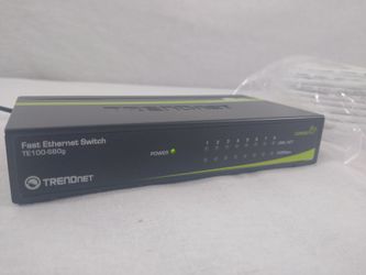 TRENDnet TEG-S80g External Switch 8-Port 10/100Mbps GREENnet Switch