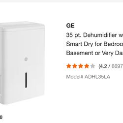 General Electric Dehumidifier 
