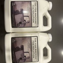 2 Fog Machine Solution Bottles