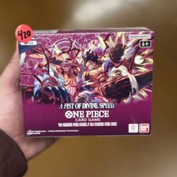 A Fist Of Divine Speed One Piece Booster Box   