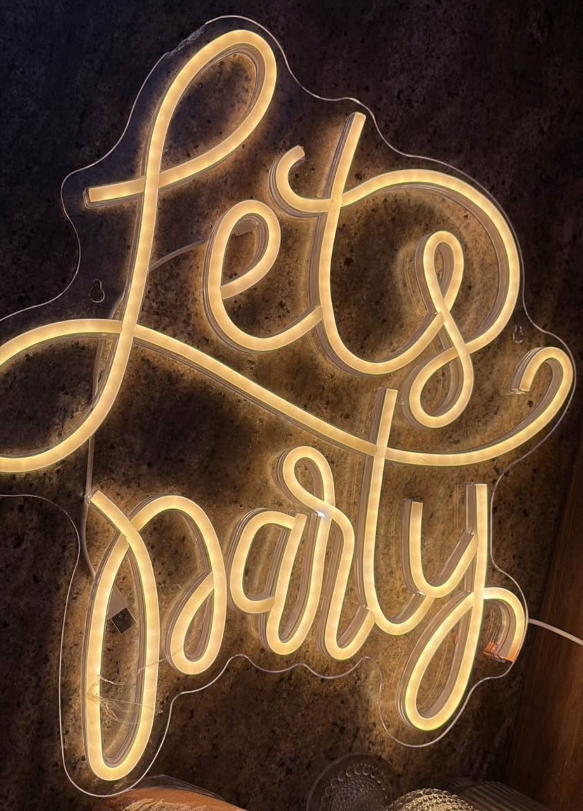 Let’s Party sign