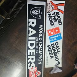 Raiders Dominoes Stickers