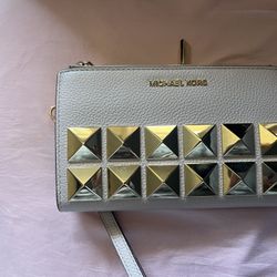 MK light pink wallet