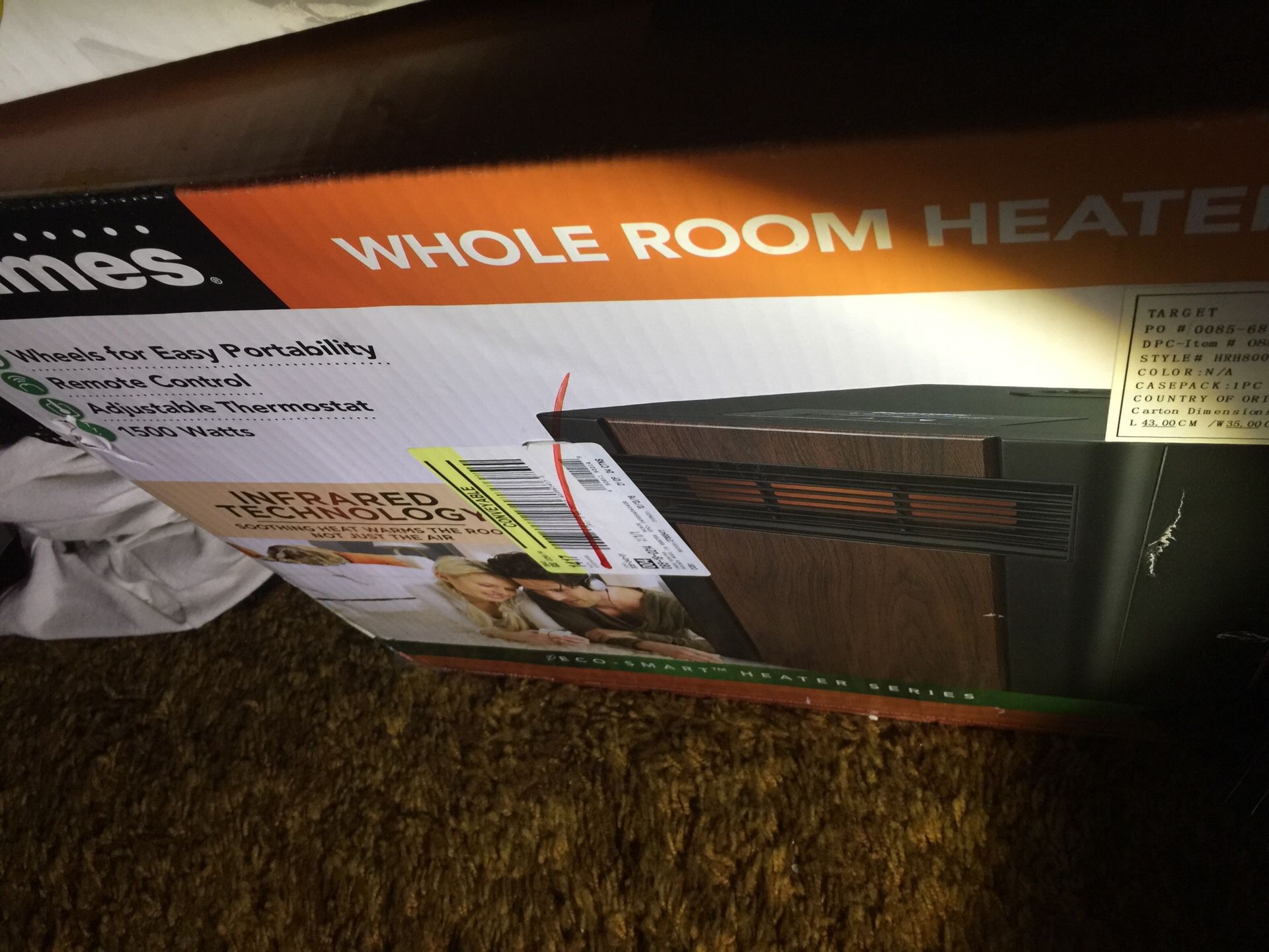 Holmes whole room heater