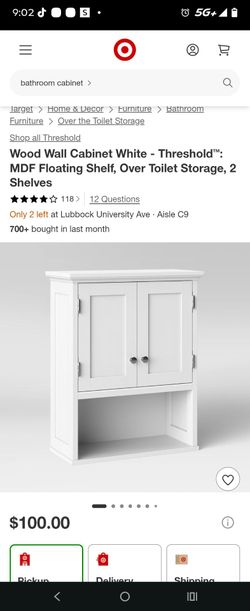 Bathroom storage floating cabinet Brand new