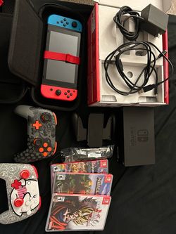 Nintendo Switch Bundle with Games and Accessories