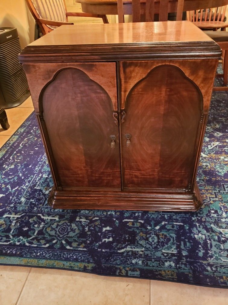 Antique Radio Cabinet