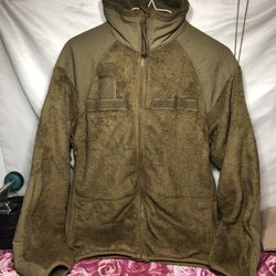 Men’s Small Military Fleece Jacket 