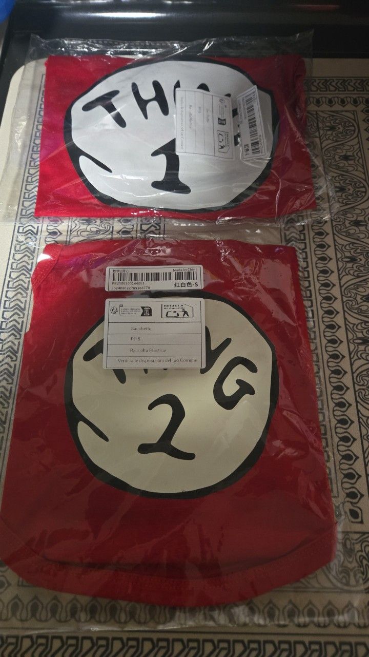 Thing 1 And 2 Dog Clothing