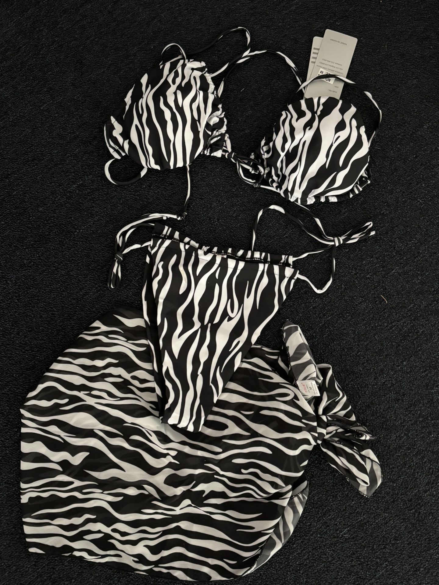 Women’s Bikini Set With Cover Up Skirt