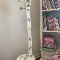 Kids Anything Hanger With Stool 