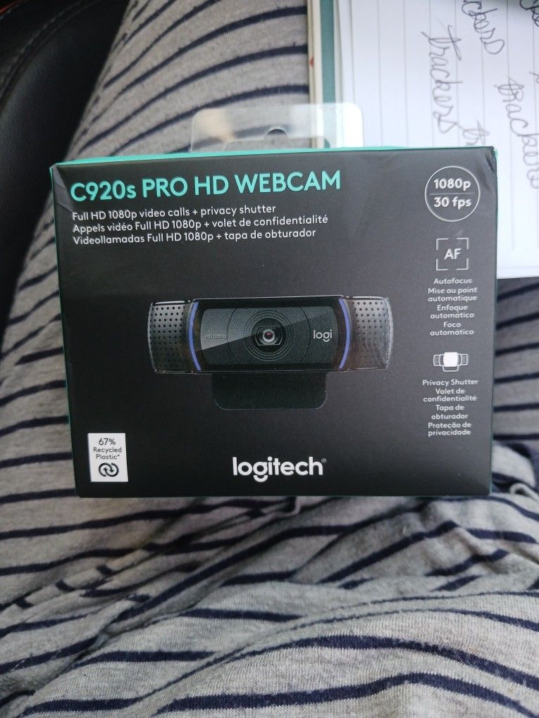 C920s Pro HD Webcam. Brand New In Box Unopened