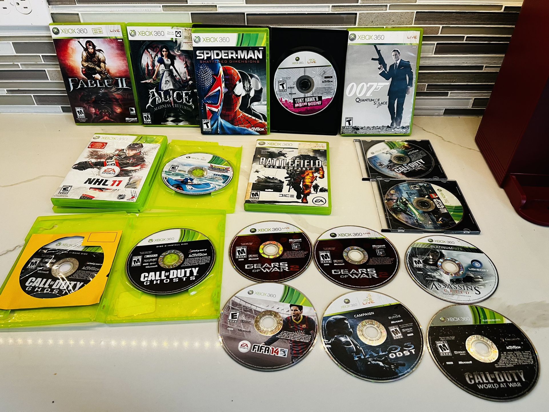 Xbox 360 Game Lot
