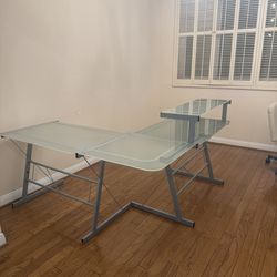 Glass Desk