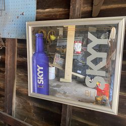 24x21 Skyy Vodka Mirror Beer Sign Picture