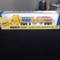 K-Line O Scale Quikrete Heavy Hauler Semi Truck with Flatbed Load

