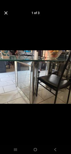 Heavy tables Some Mirrors Are Cracked Sofa Torn 