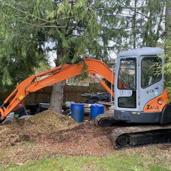 Hitachi Zx55u Excavator 