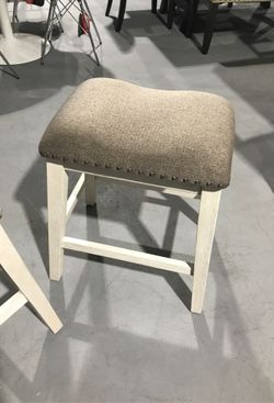 Rustic off white barstools