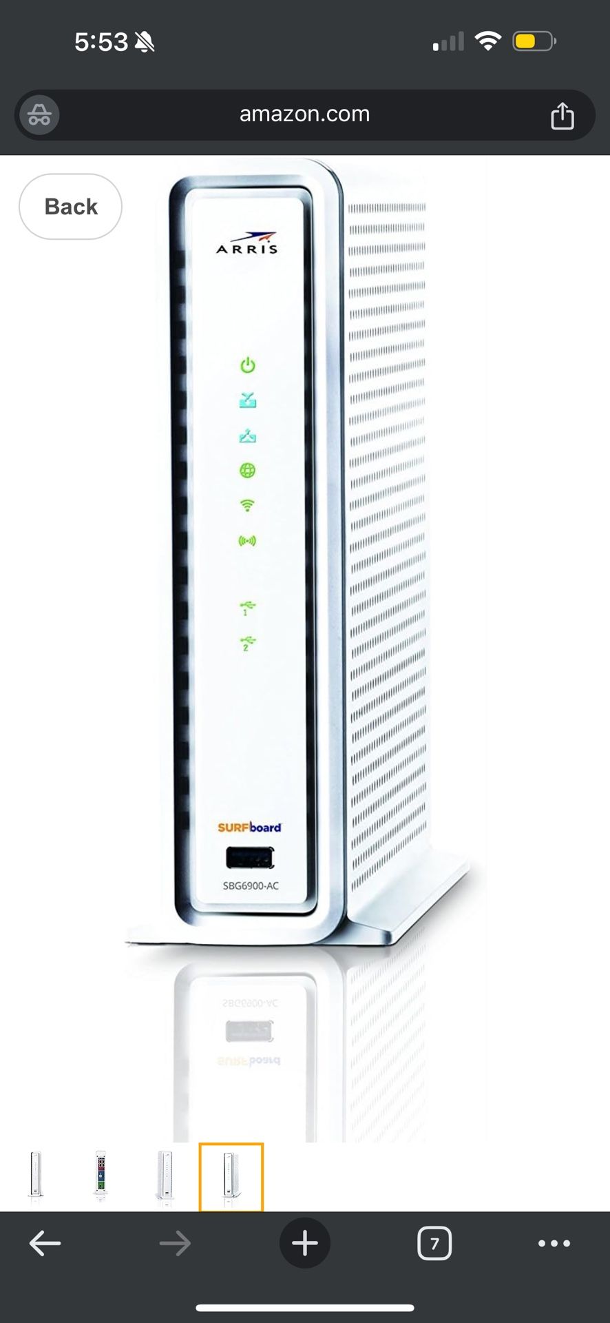 Modem/Router Arris Surfboard SBG6900