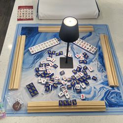 Brand New YMI American Mahjong Game Koi Fish Set with Accessories