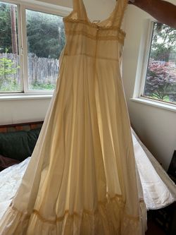 Original Gunnysack ivory cowgirl dress