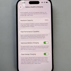 apple iPhone 14 pro 256gb 100% battery health