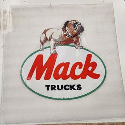 Mack truck Bulldog Logo Steel Metal Sign 