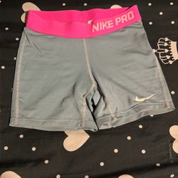 grey nike pros 