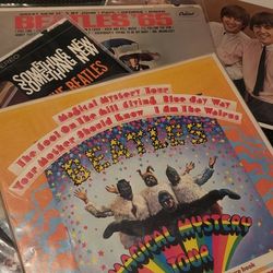 Lot Of 4 Beatles Record 