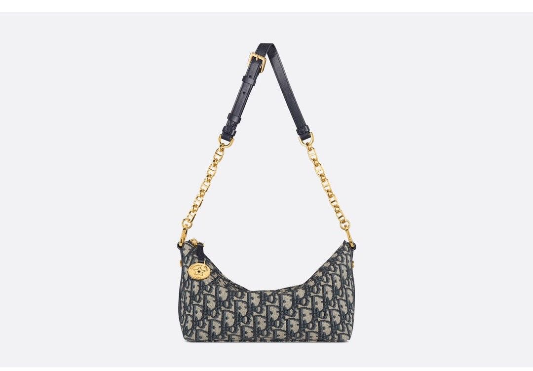 A blue handbag