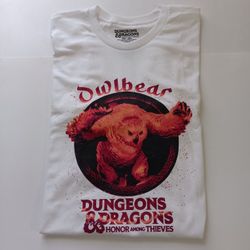 2XL Owlbear Dungeons and Dragons Honor Among Thieves Men's Tshirt New
