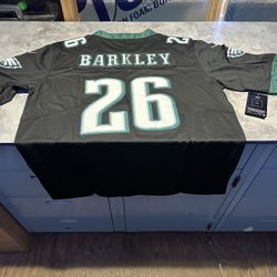 NWT Philadelphia Eagles Saquon Barkley Black Jersey Size Medium