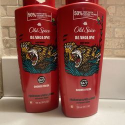 Old Spice Body Wash. Bearglove