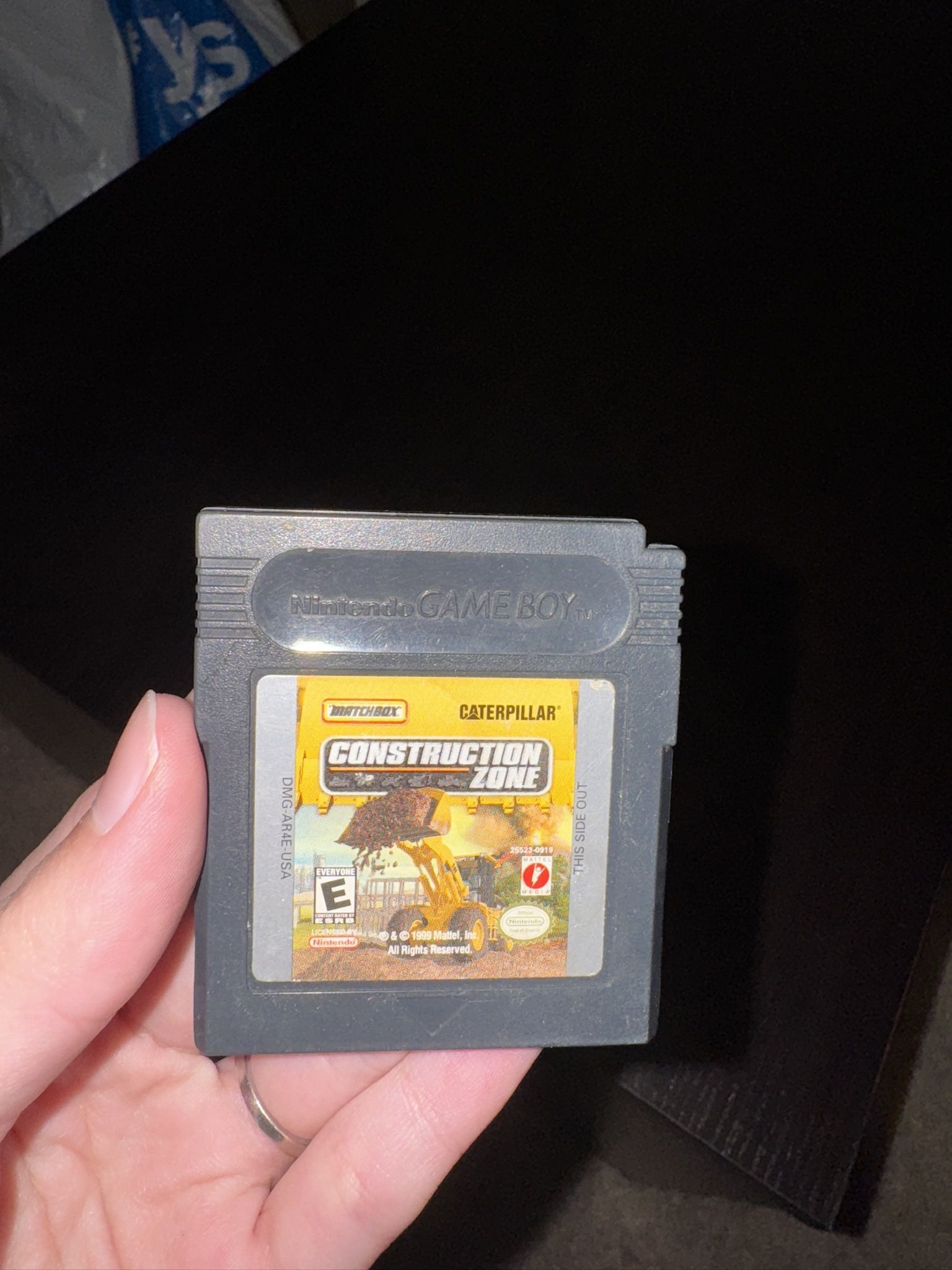 Matchbox Caterpillar Construction Zone (Nintendo Game Boy Color, 1999)