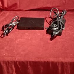 Dell WD15 Monitor Dock 4K with 180W Adapter, USB-C, (450-AEUO, 7FJ4J, 4W2HW),Black,Dual Display

