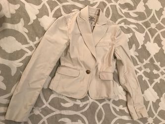 (28) XS Ralph Lauren Polo Cotton Khaki Twill Blazer Jacket