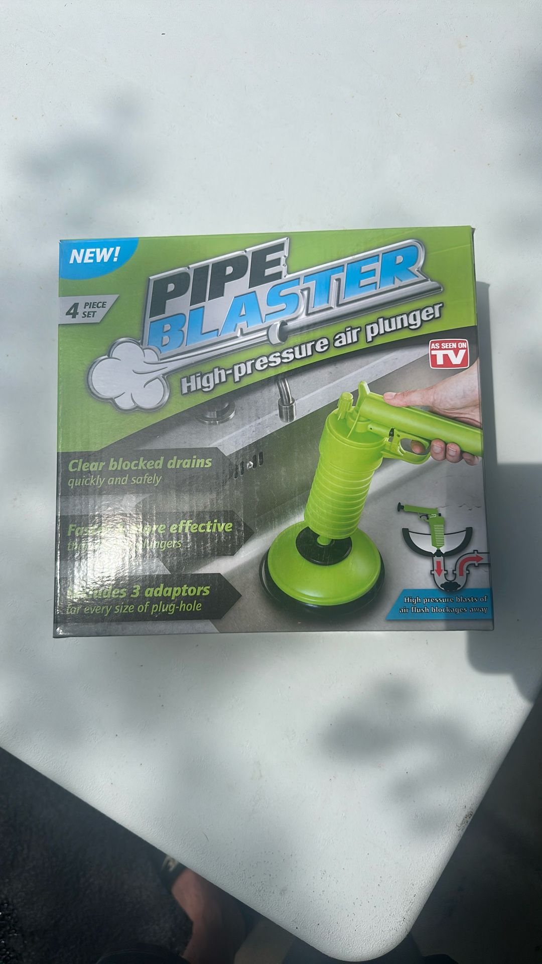 Pipe Blaster High Pressure Air Plunger