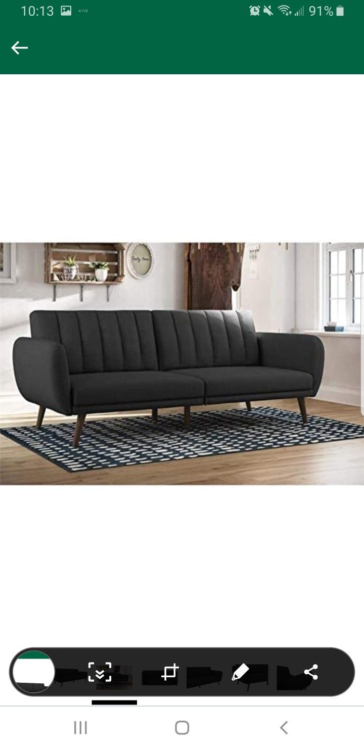 Novograts Futon Sofa Grey NIB