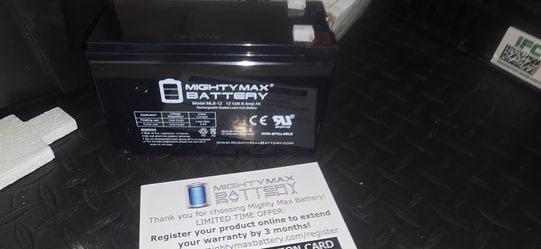 NEW MIGHTY MAX 12V BATTERY 20$