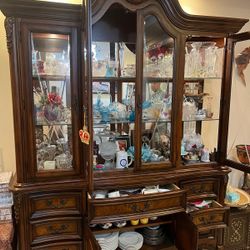 Wooden China Cabinet