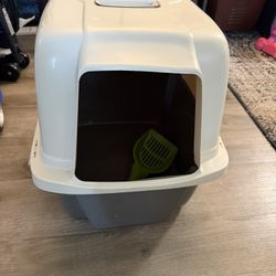 Cat Litter Box With Scooper