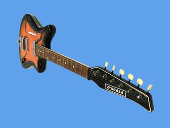 Vintage 1960’s D’SCALA DELUXE Electric Guitar Made in Italy