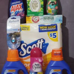 Lot Of 9 All Oxi Household Bundle 
