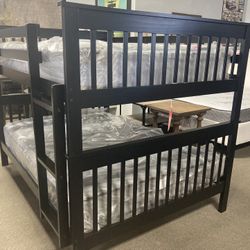 Bunk Bed! Full Full! $499! Easy Financing! 📱🏠🚨 