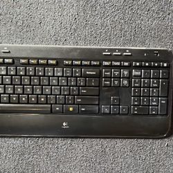 Logitech Keyboard And Wireless Mouse
