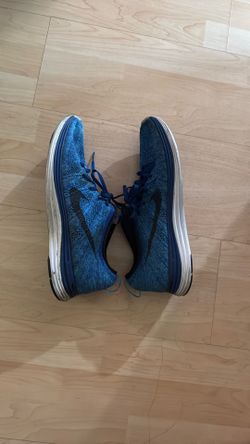 Nike Flyknit Blue Mens Size 12 Used 