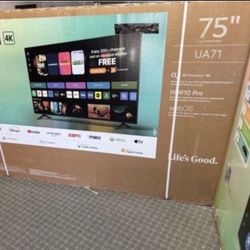 75 Tv Lg Free Delivery $55 Down On Financing Six Month Warranty 75 Lg Smart 4k HDTV 