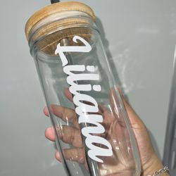 Name glass Cups Custom 