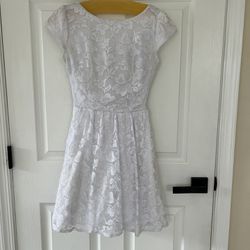 White dress size small